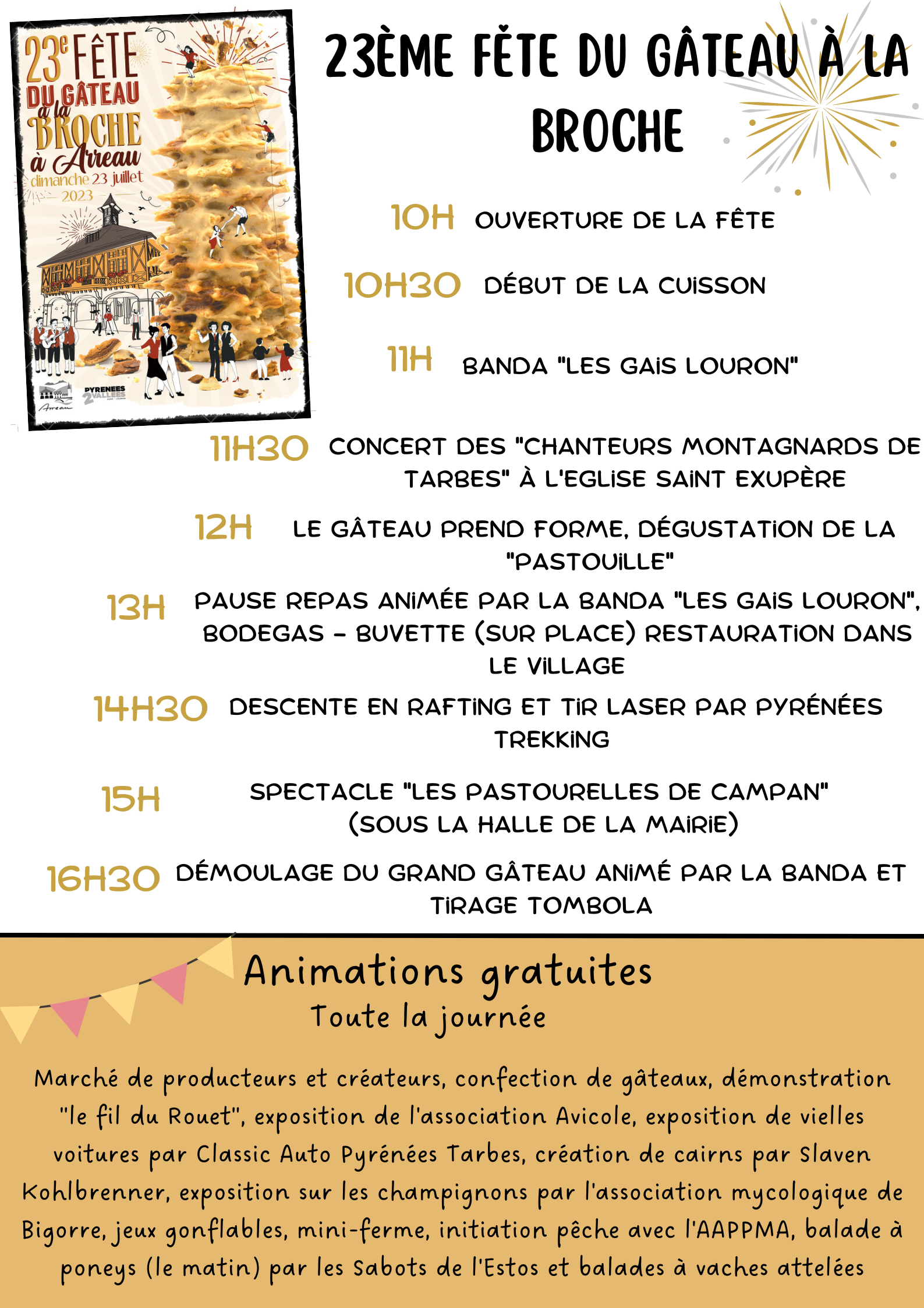 programme gâteau