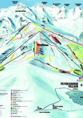 Pistes ski de Pyrénées2vallées - Peyragudes