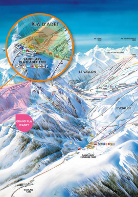 Pistes ski Pyrénées2vallées - St Lary