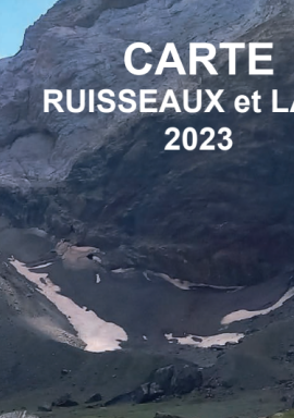 cartes ruisseaux et lacs