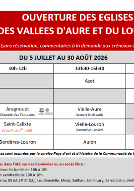 affiche ouverture eglise