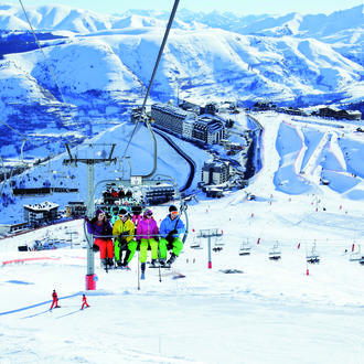 Ski station saint-lary