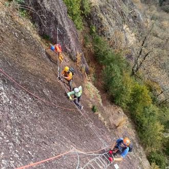 via ferrata camous 