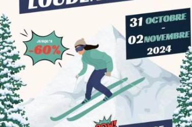 Affiche Foire au skis du 31 octobre au 2 novembre