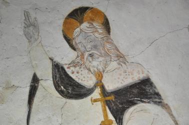 Peinture murale - église Saint-Calixte