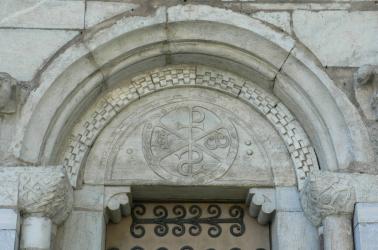 Portail d'entrée - église de Cadéac Portail d'entrée - église de Cadéac