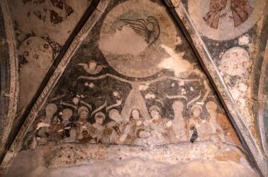 Peinture murale - église de Grailhen