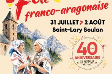 Affiche fête franco aragonaise