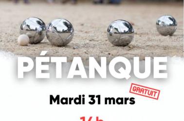 Animations Printemps OT - pétanque