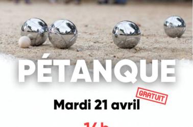 Animations Printemps OT - pétanque