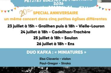 Affiches programmes festival des petites églises - 8