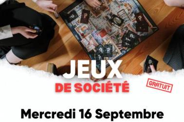 Affiches Septembre - Jeux société - 2 Sept