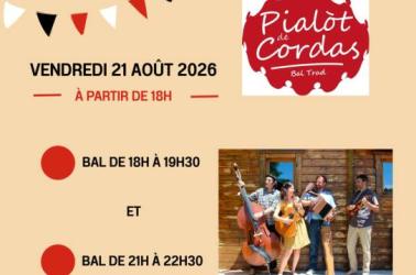 Affiche événement fête bal guinguette - 1