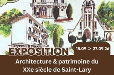 Affiche d'Exposition - Maison du Patrimoine - Parcours d'architectures