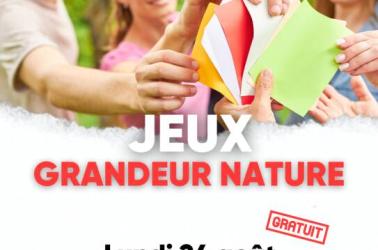 Animations Ete OT - Jeux grandeur nature