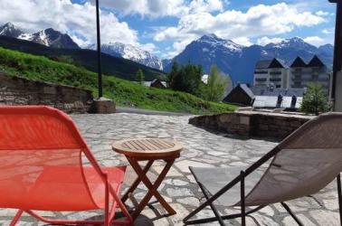 Terrasse avec transats Terrasse avec transats